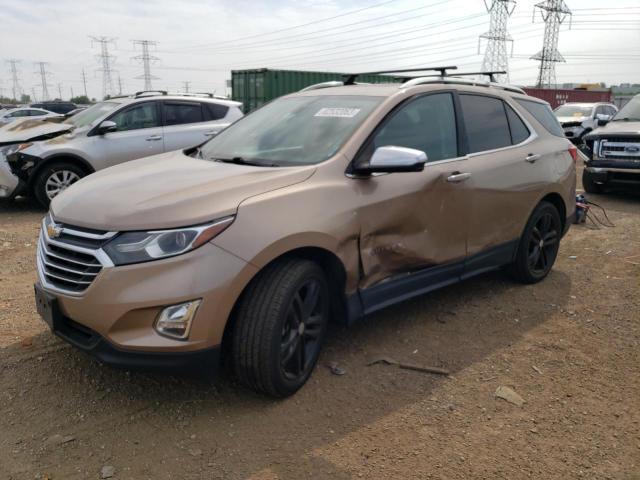 2GNAXWEX5J6215771 - 2018 CHEVROLET EQUINOX PREMIER TAN photo 1