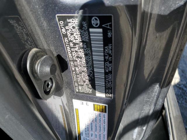 JTKJF5C79B3001201 - 2011 TOYOTA SCION TC 石墨色 照片 12