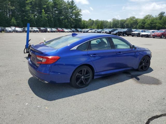 1HGCV1F38KA045966 - 2019 HONDA ACCORD SPORT ლურჯი ფოტო 3