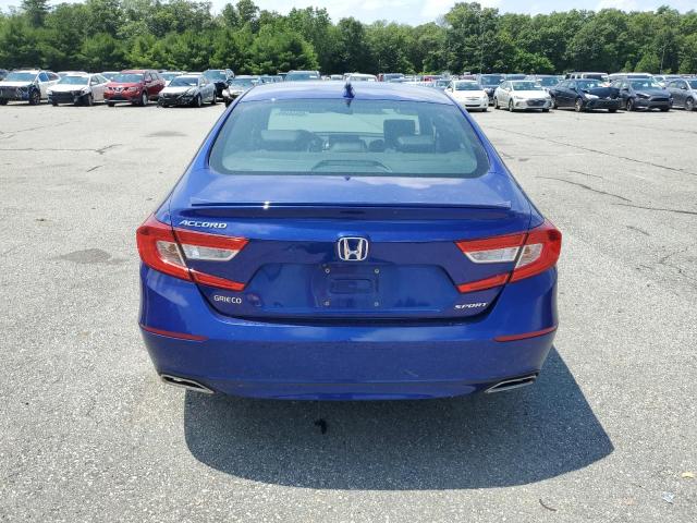 1HGCV1F38KA045966 - 2019 HONDA ACCORD SPORT ლურჯი ფოტო 6