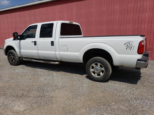 1FT8W3B66EEA81455 - 2014 FORD F350 SUPER DUTY WHITE photo 2