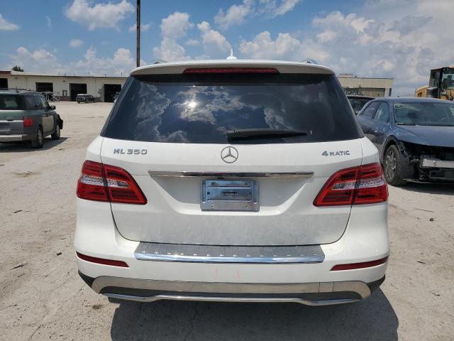 4JGDA5HB9FA483360 - 2015 MERCEDES-BENZ ML 350 4MATIC WHITE photo 6