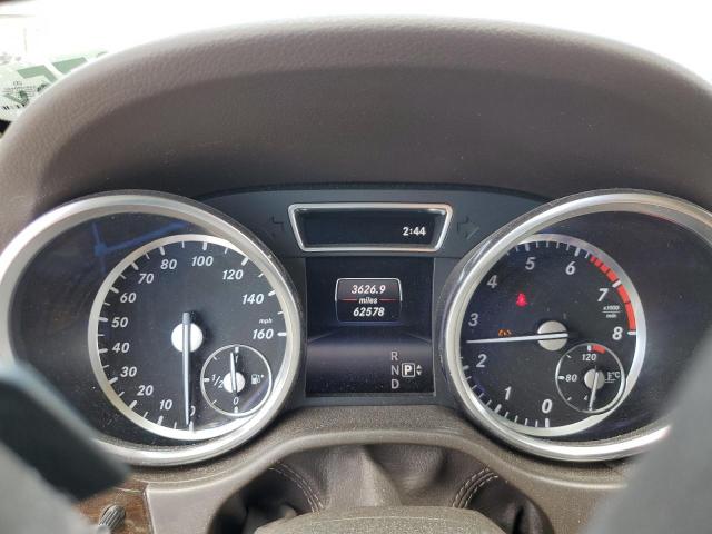 4JGDA5HB9FA483360 - 2015 MERCEDES-BENZ ML 350 4MATIC WHITE photo 9