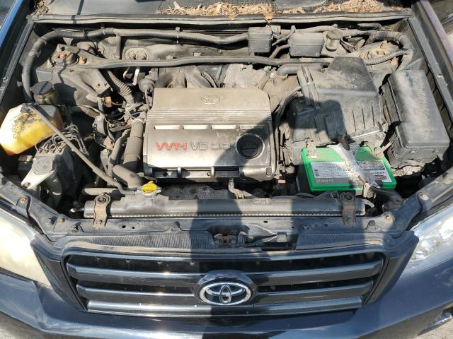 JTEDP21A540033688 - 2004 TOYOTA HIGHLANDER BASE BLACK photo 12