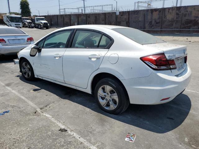 19XFB2F54FE095911 - 2015 HONDA CIVIC LX WHITE photo 2