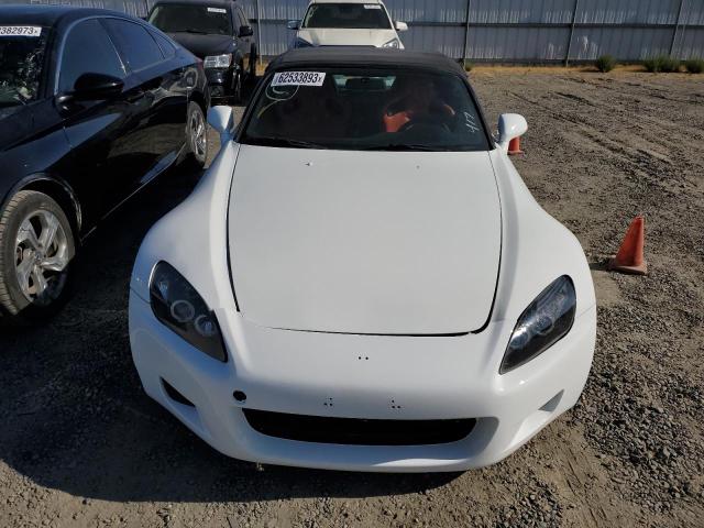 JHMAP21445S005175 - 2005 HONDA S2000 WHITE photo 5