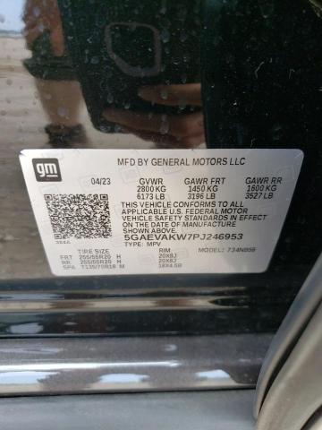 5GAEVAKW7PJ246953 - 2023 BUICK ENCLAVE ESSENCE Qara foto 13