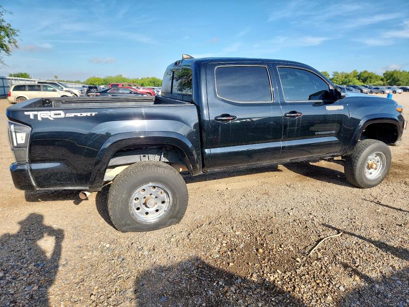 3TMAZ5CN4KM106949 - 2019 TOYOTA TACOMA DOUBLE CAB Чорний фото 3