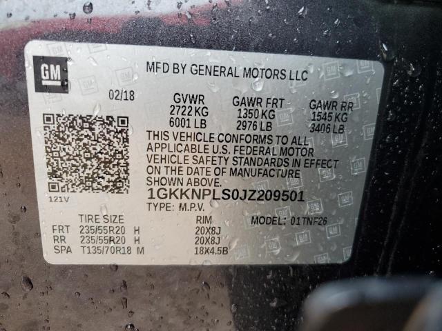 1GKKNPLS0JZ209501 - 2018 GMC ACADIA DENALI 石墨色 照片 14