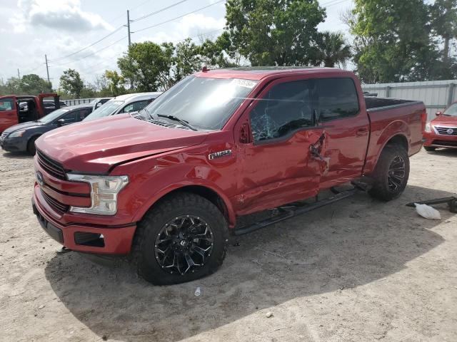 1FTEW1EGXJKE68002 - 2018 FORD F150 SUPERCREW RED photo 1