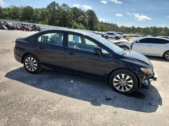 1HGFA16999L027990 - 2009 HONDA CIVIC EXL BLACK photo 4
