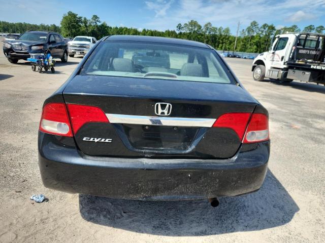 1HGFA16999L027990 - 2009 HONDA CIVIC EXL BLACK photo 6
