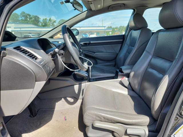 1HGFA16999L027990 - 2009 HONDA CIVIC EXL BLACK photo 7