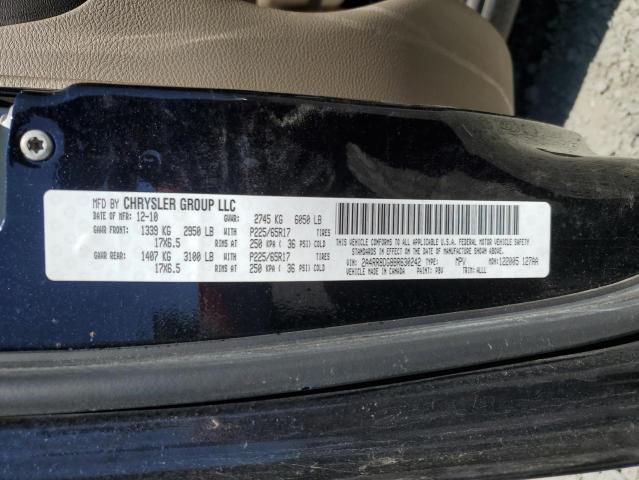 2A4RR8DG8BR630242 - 2011 CHRYSLER TOWN & COU TOURING L BLUE photo 13