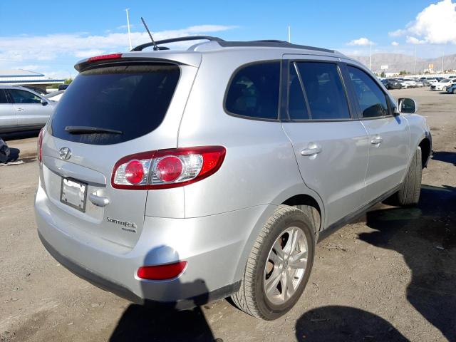 5XYZHDAG3BG071970 - 2011 HYUNDAI SANTA FE SE SILVER photo 4