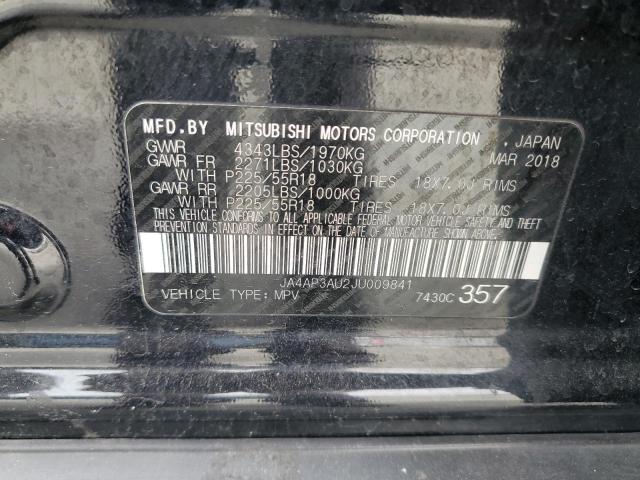 JA4AP3AU2JU009841 - 2018 MITSUBISHI OUTLANDER SPORT ES Qara foto 13