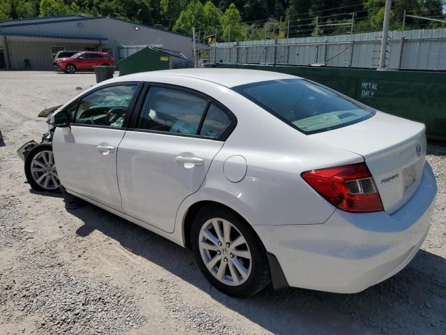 2HGFB2F96CH532263 - 2012 HONDA CIVIC EXL თეთრი ფოტო 2