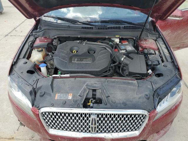3LN6L5D95HR655284 - 2017 LINCOLN MKZ SELECT RED photo 11