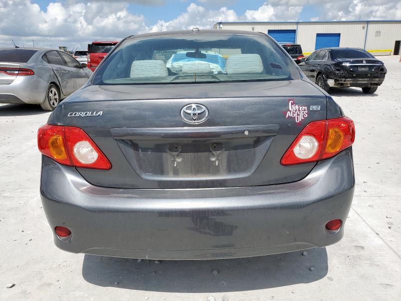 1NXBU4EE6AZ169924 - 2010 TOYOTA COROLLA BASE CHARCOAL photo 6