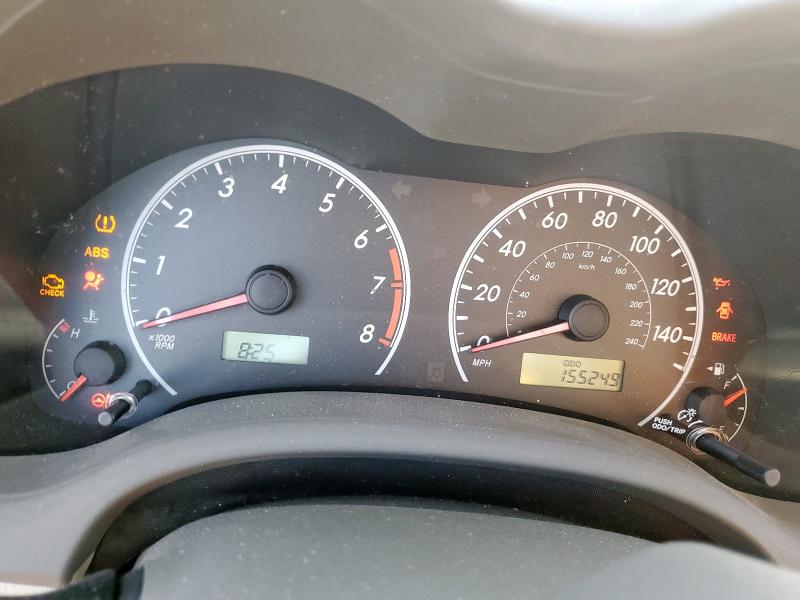 1NXBU4EE6AZ169924 - 2010 TOYOTA COROLLA BASE CHARCOAL photo 9