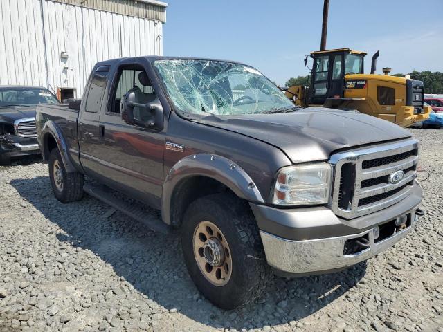 1FTWX31555EA46936 - 2005 FORD F350 SRW SUPER DUTY GRAY photo 4