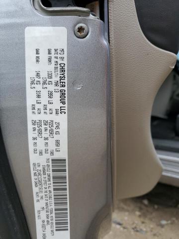 2C4RC1CG0DR716101 - 2013 CHRYSLER TOWN & COU TOURING L SILVER photo 14