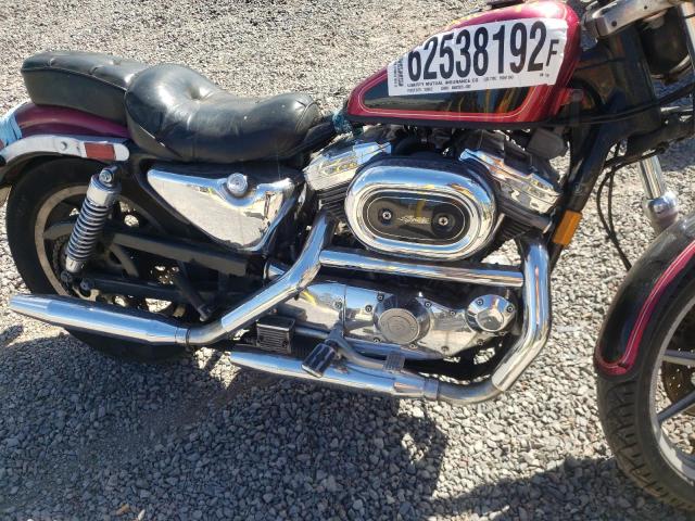 1HD4CEM11MY127239 - 1991 HARLEY-DAVIDSON XLH883 H RED photo 7