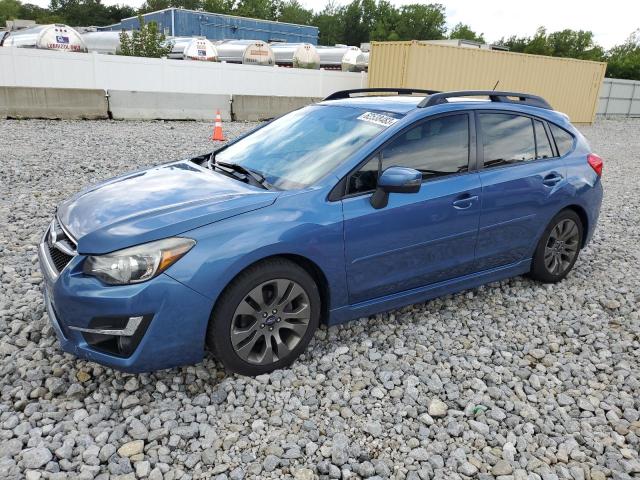 JF1GPAW65F8230077 - 2015 SUBARU IMPREZA SPORT LIMITED BLUE photo 1