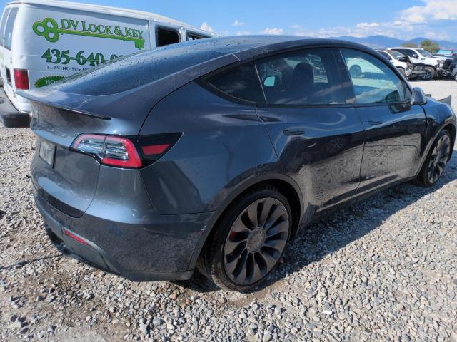 5YJYGDEF1LF013977 - 2020 TESLA MODEL Y Մոխրագույն լուսանկար 3