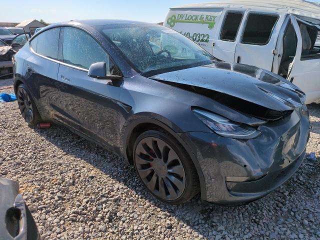 5YJYGDEF1LF013977 - 2020 TESLA MODEL Y Մոխրագույն լուսանկար 4