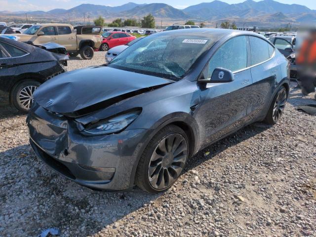 5YJYGDEF1LF013977 - 2020 TESLA MODEL Y Մոխրագույն լուսանկար 5