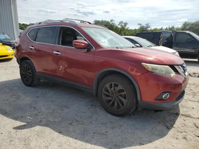 5N1AT2MT2EC866988 - 2014 NISSAN ROGUE S RED photo 4