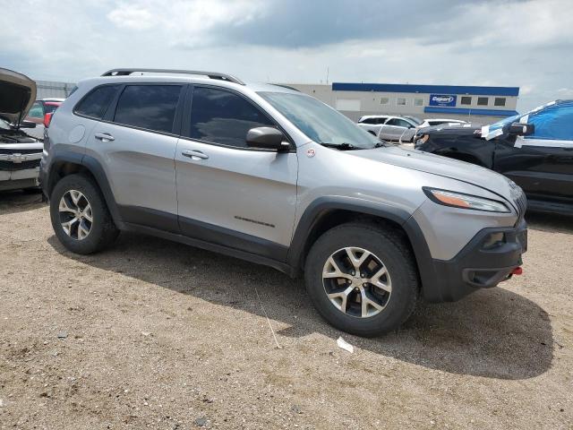 1C4PJMBSXFW543993 - 2015 JEEP CHEROKEE TRAILHAWK GRAY photo 4