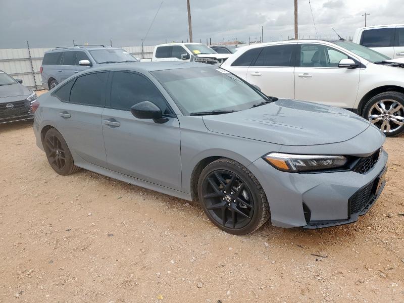 2HGFE2F58SH583573 - 2025 HONDA CIVIC SPORT Сұр фото 4