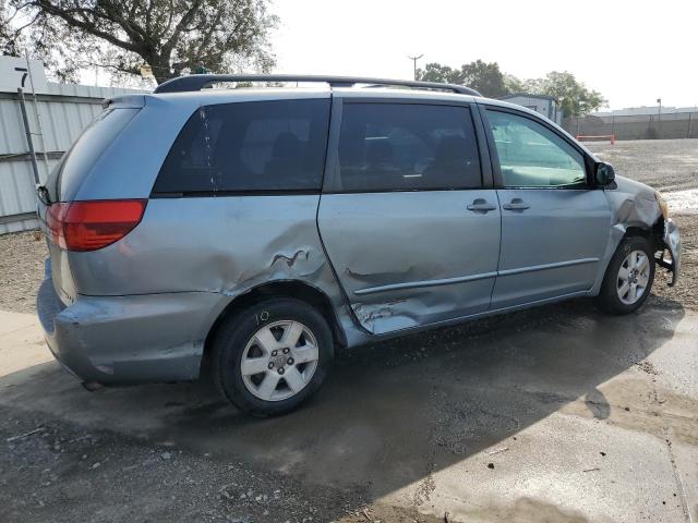 5TDZA23C24S105955 - 2004 TOYOTA SIENNA CE BLUE photo 3