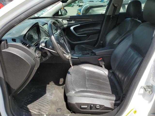 2G4GK5EX0F9222012 - 2015 BUICK REGAL WHITE photo 7