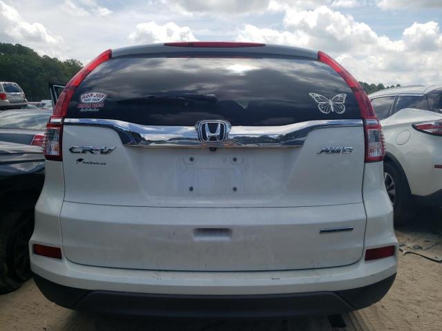 5J6RM4H45GL124679 - 2016 HONDA CR-V SE WHITE photo 6