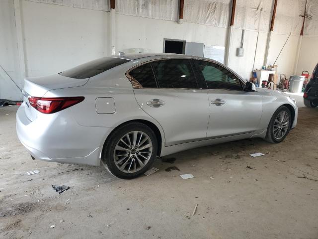 JN1EV7AR7KM591861 - 2019 INFINITI Q50 LUXE SILVER photo 3