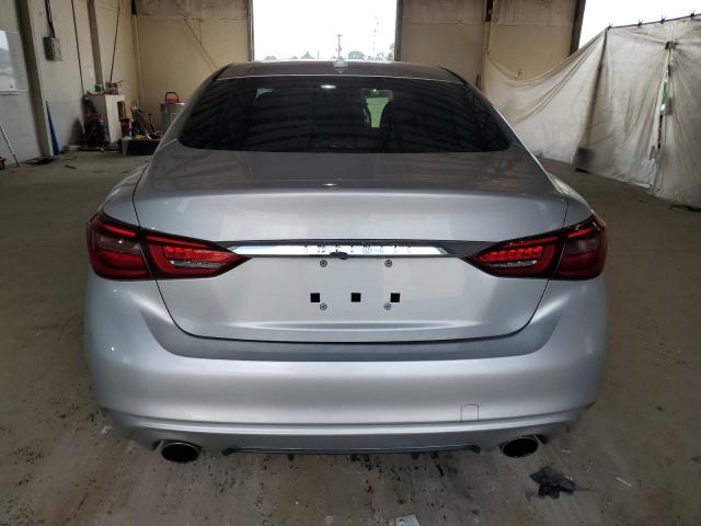 JN1EV7AR7KM591861 - 2019 INFINITI Q50 LUXE SILVER photo 6