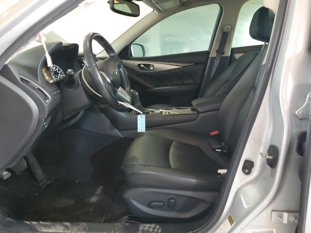 JN1EV7AR7KM591861 - 2019 INFINITI Q50 LUXE SILVER photo 7