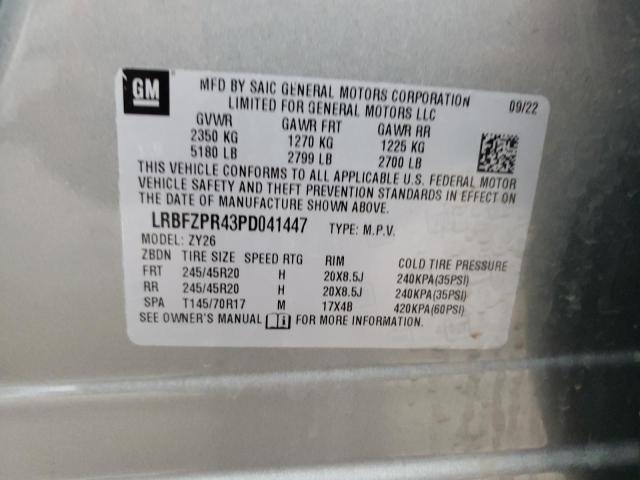LRBFZPR43PD041447 - 2023 BUICK ENVISION ESSENCE Gümüş foto 13
