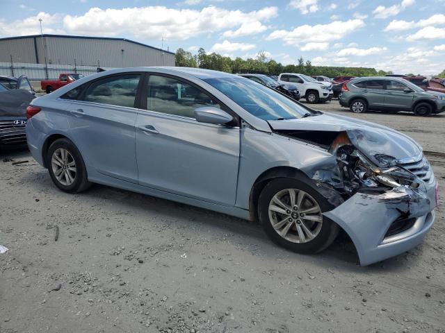 5NPEB4AC8BH025430 - 2011 HYUNDAI SONATA GLS BLUE photo 4