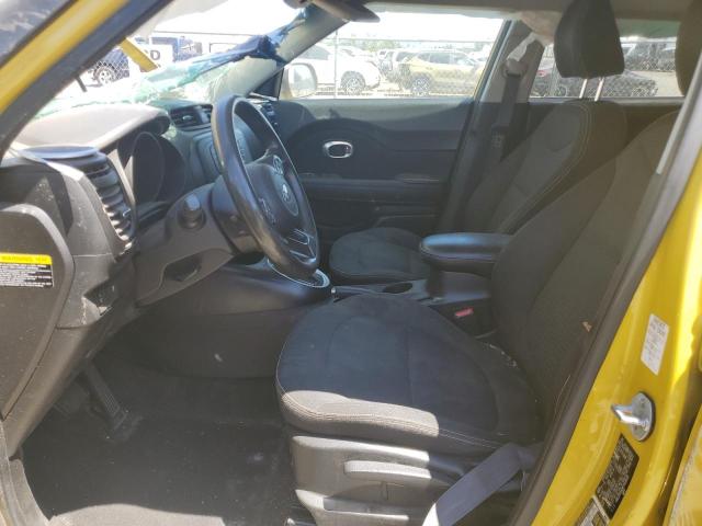 KNDJP3A53E7005431 - 2014 KIA SOUL + YELLOW photo 7