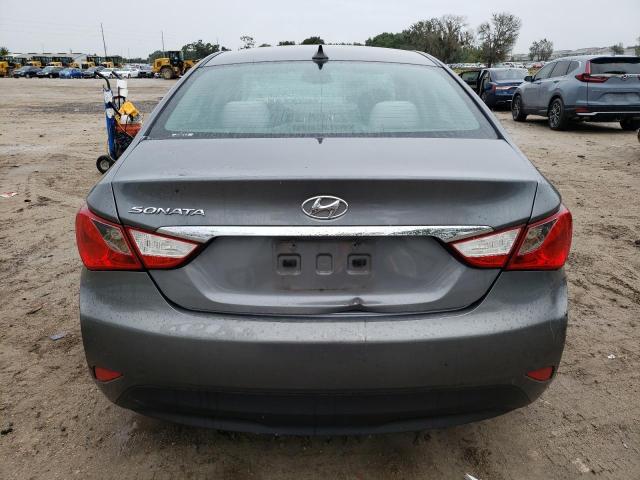 5NPEB4AC7EH850587 - 2014 HYUNDAI SONATA GLS GRAY photo 6