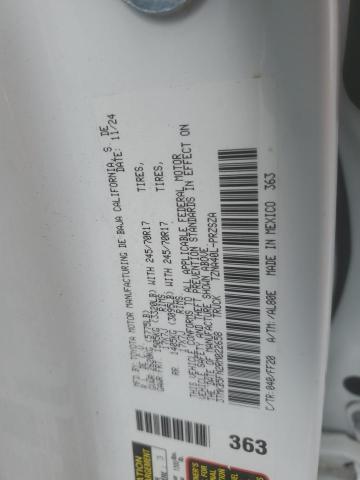 3TMKB5FN2RM022658 - 2024 TOYOTA TACOMA DOUBLE CAB Білий фото 12