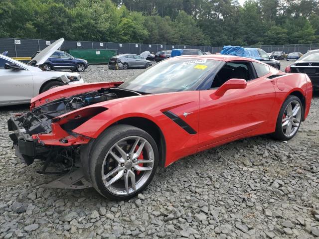 1G1YB2D77H5110034 - 2017 CHEVROLET CORVETTE STINGRAY 1LT RED photo 1