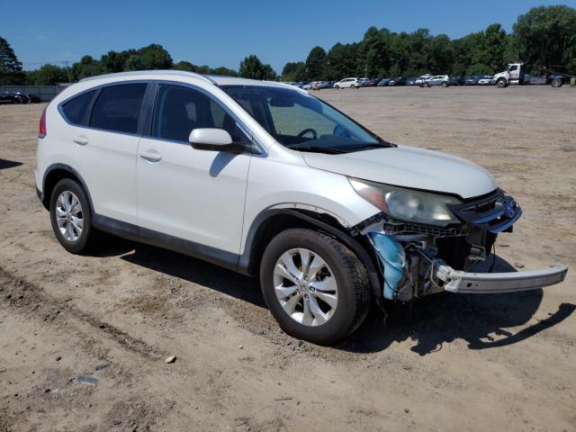 5J6RM3H75EL033865 - 2014 HONDA CR-V EXL WHITE photo 4