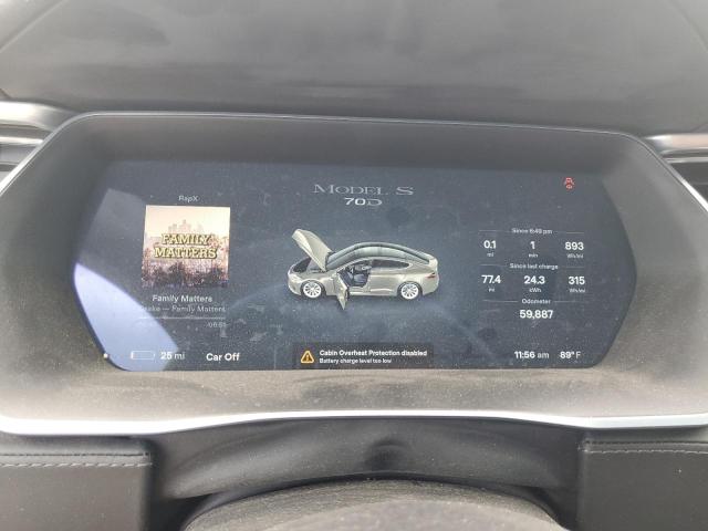 5YJSA1E24GF139565 - 2016 TESLA MODEL S ნაცრისფერი ფოტო 9