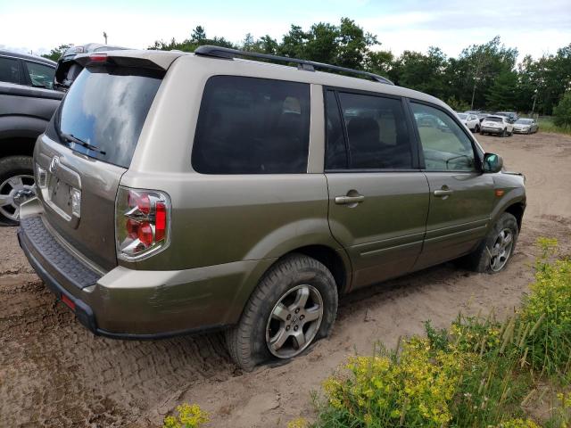 5FNYF28538B005106 - 2008 HONDA PILOT EXL BEIGE photo 3