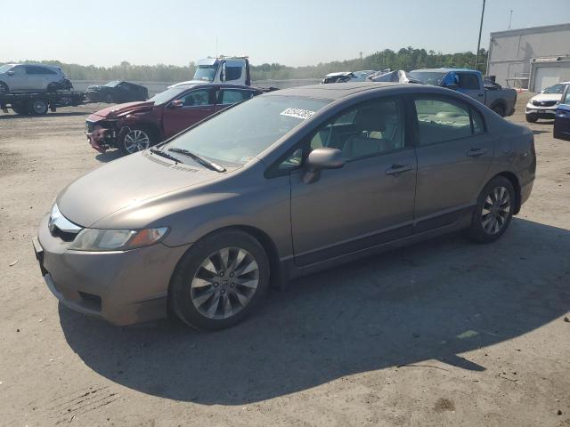 1HGFA16939L003975 - 2009 HONDA CIVIC EXL GRAY photo 1